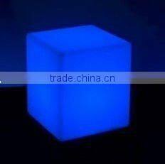 LED modern cheap seating plastic stool, led bathroom plastic stool