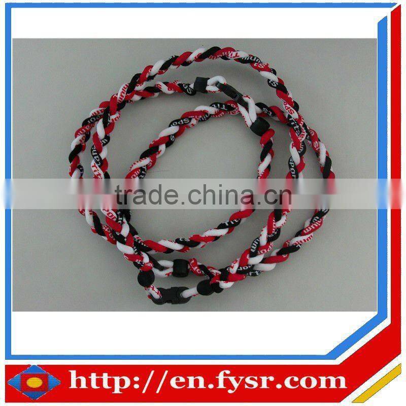 hot style fashion braided necklace for young people