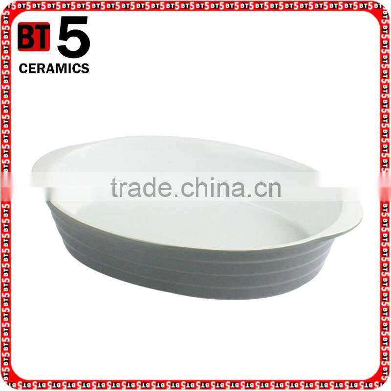Heat resistant baking pan ceramic bakeware in stocked