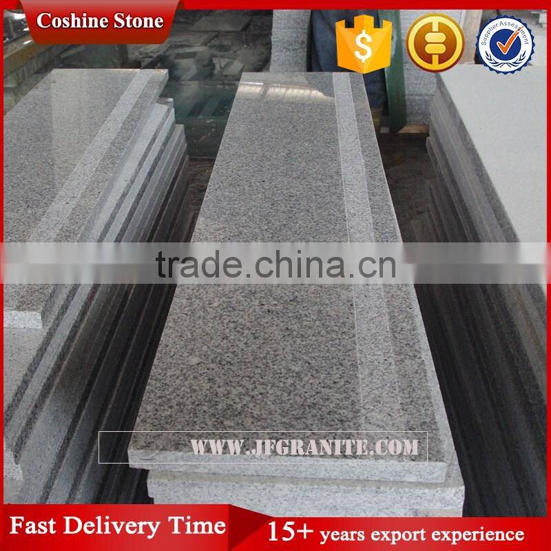 polished G603 stair grey granite step