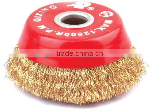 Cup Brushes with twisted wire