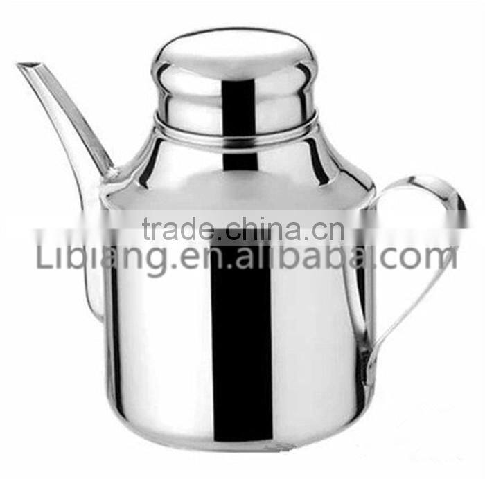 mirror polished stainless steel oilcan