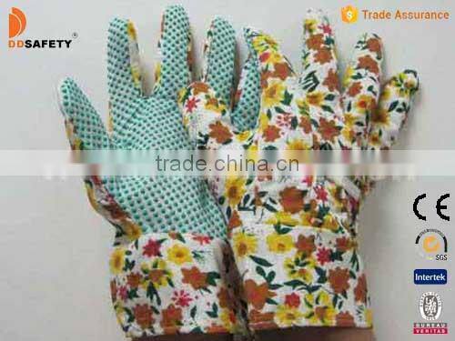 DDSAFETY Working Glove Garden Gloves With Dots On Palm