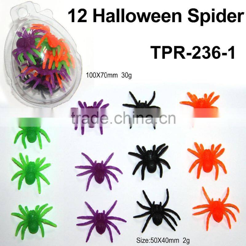 Soft Plastic TPR Stretchy Flying Spider Toys
