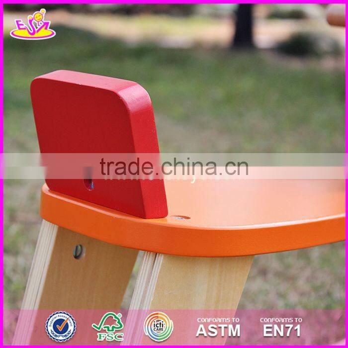 2017 New design funny wooden rocking horses for toddlers W16D109