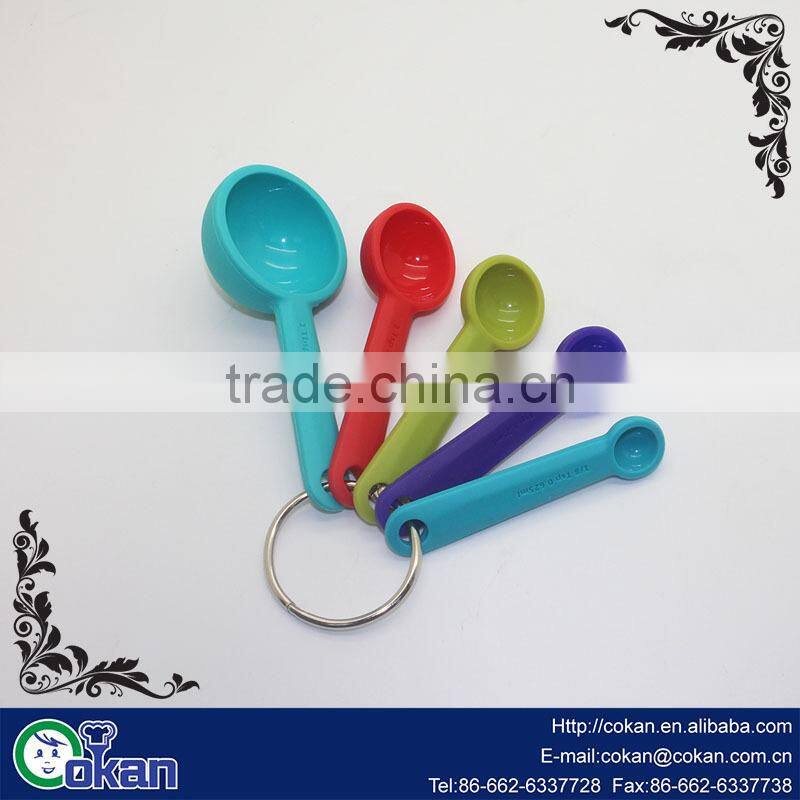 New design 5pcs silicone Measuring Spoon Set CK-S049