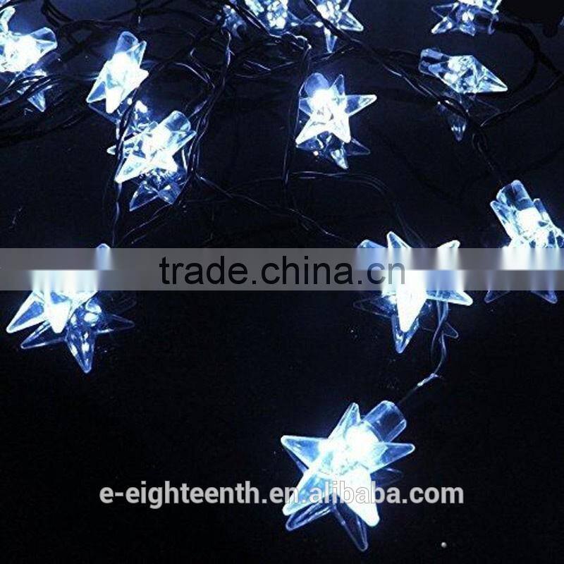 2016 new hot sale Sunniemart 20 LED Solar Powered Star Globe White String Light for Garden Chrismas
