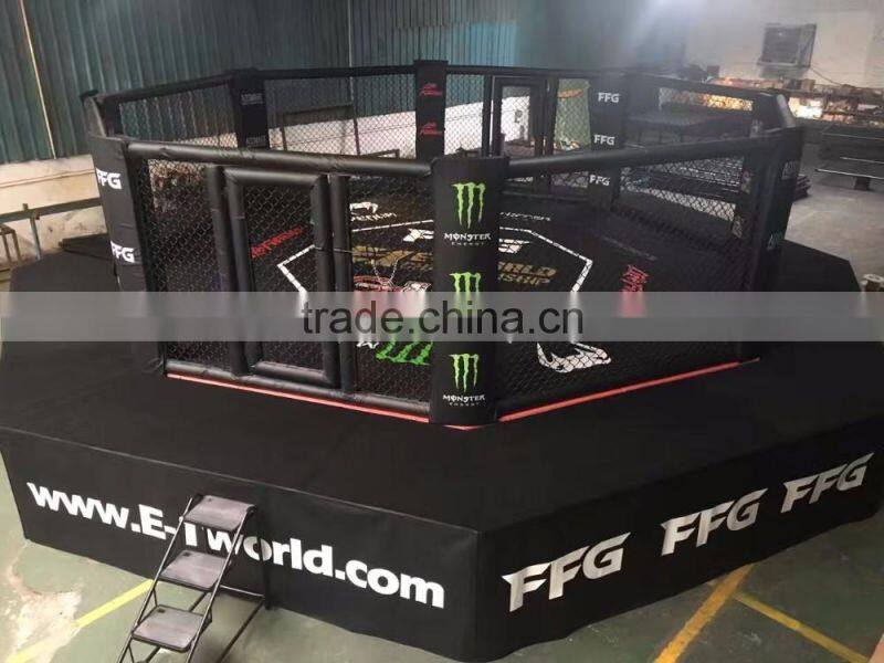 New finsihed UFC rules competition events MMA octagon cage with factory lower price