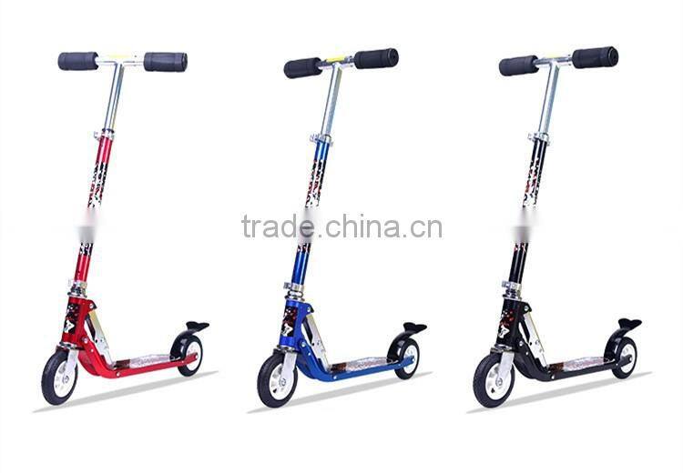 hot sale adult freestyle kick folding scooter with 2 PU wheels