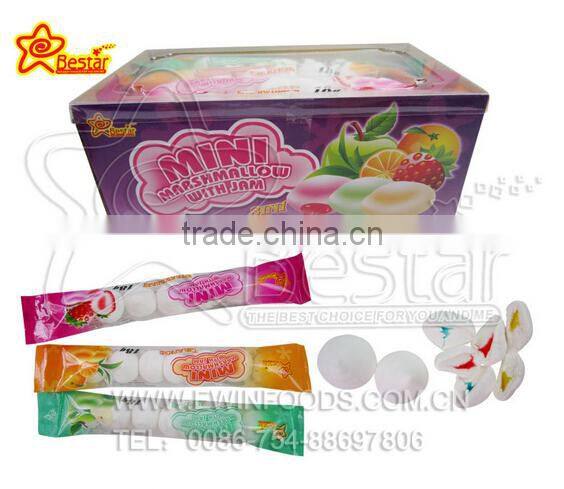 Cube Shape Marshmallow With Fruity Jam