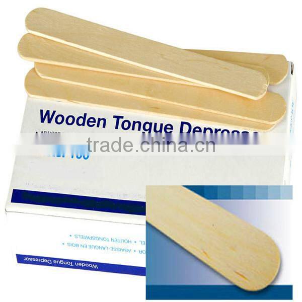 Hospital Healthy Birch Wood Eco-friendly Beauty Tongue Depressor Wooden