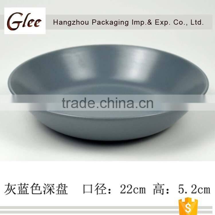 Unique fancy high quality ceramic bowls,stoneware salad bowl set,two tone bowl china style