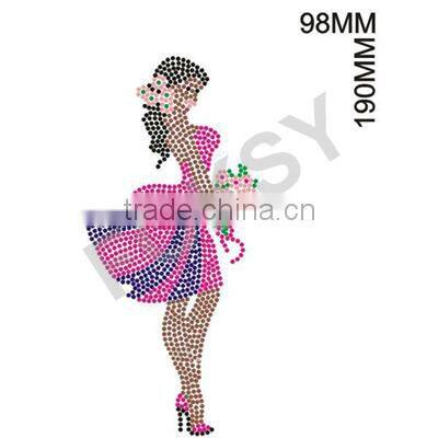 Marilyn Monroe hot fix rhinestone motifs