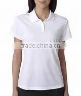 manufacturer Custom slim fit tee sports shirts white polo woman t shirt