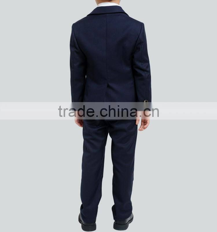 2016 latest design children's school uniform boy's 2 piece suit boys' formal suite
