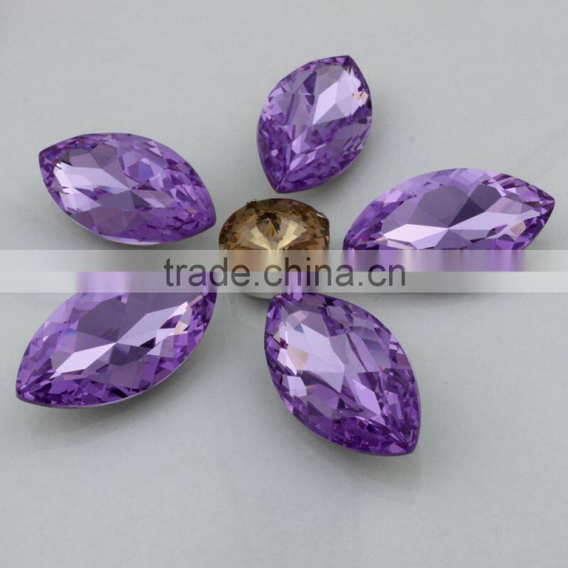Decorative Vitrail Medium crystal stones for shoes