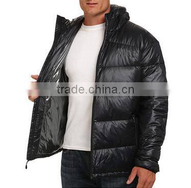 fashion high style 2017 winter men's hood down jacket