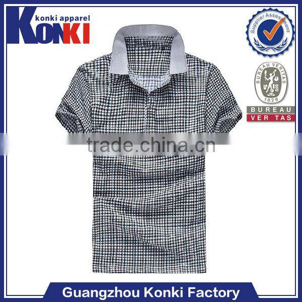 custom 95 cotton 5 lycra casual short sleeves polo shirt