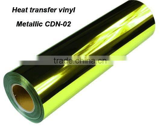 Garment Fashion Heat Transfer Vinyl - Metallic