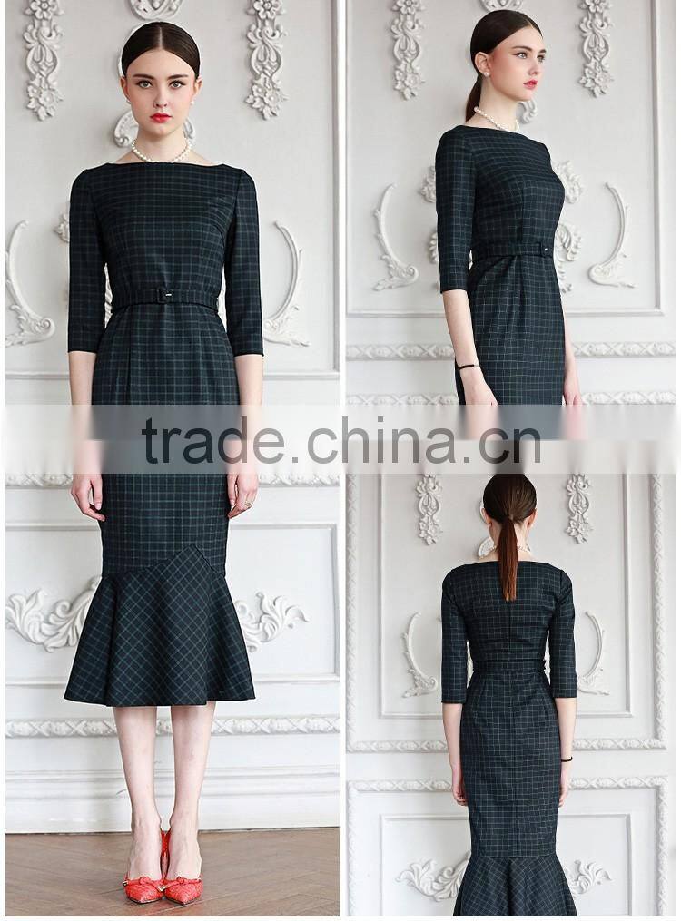 Fashion Design Ladies Elegent Fishtail Long Dress