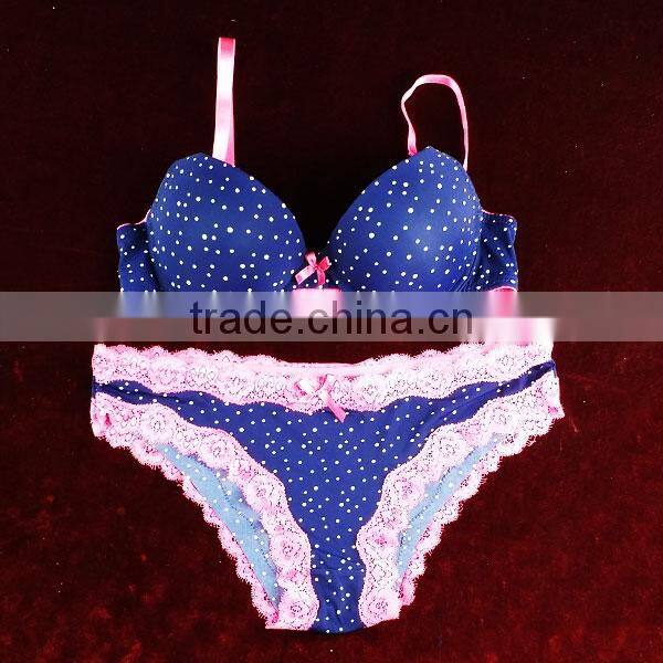 Ladies Lingerie Bras And Panties Brief Panty Match Sets In Stock