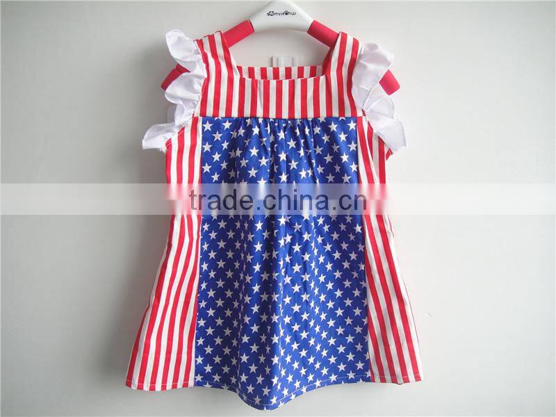 Fashion 4th of July outfits, baby girl summer dress, baby dress designs for girl