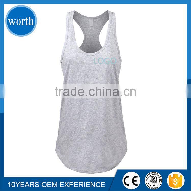 Women Tank Tops Athletic with Logo Available Summer Sleeveless Racer-Back Black and Scallop Bottom style