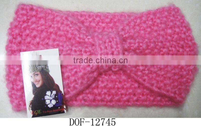 Fashion Hot popular crochet acrylic knitted headband