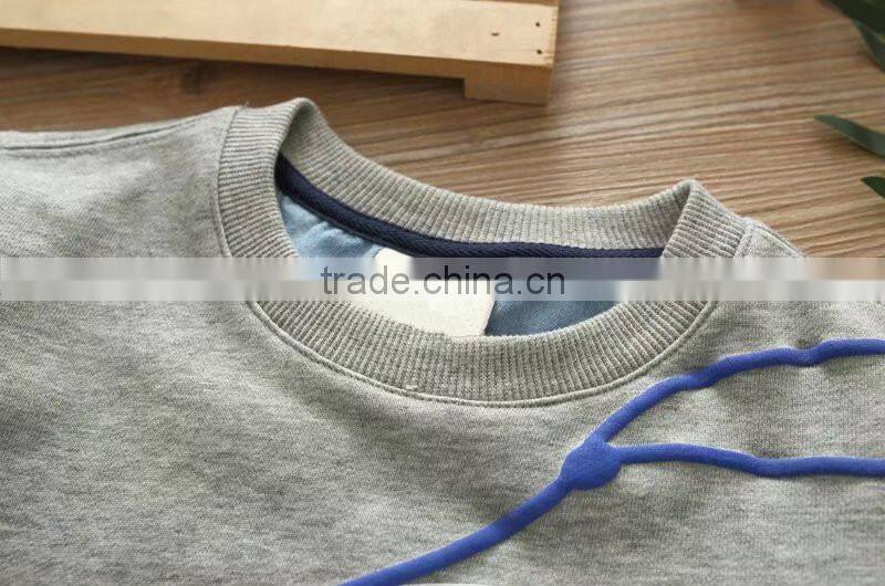 Kids Football Sweatshirt Custom Logo Boys Fleece Hoodies 100% Cotton Jacket