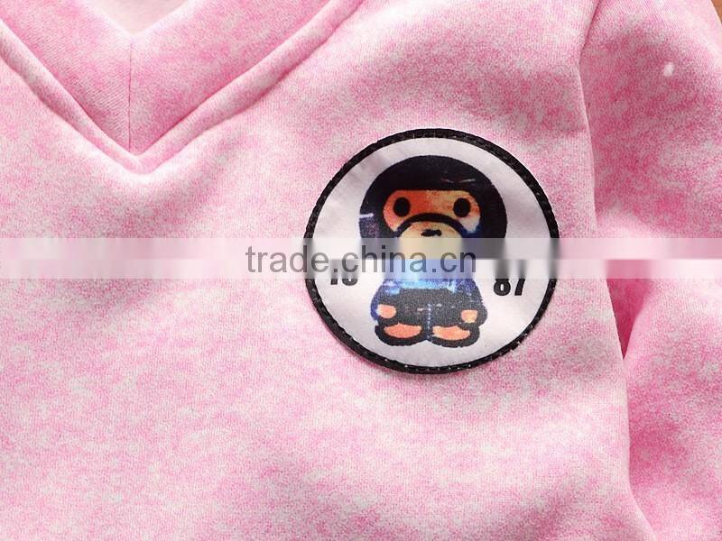 Plus velvet thickening thermal underwear pure V-neck cotton home wear two-piece suit