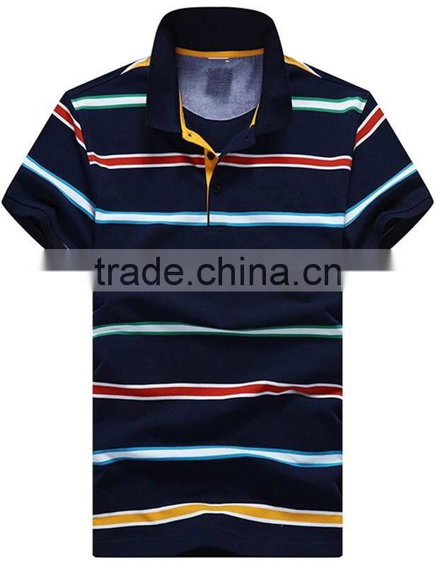 Stripe custom plain no design polo shirt