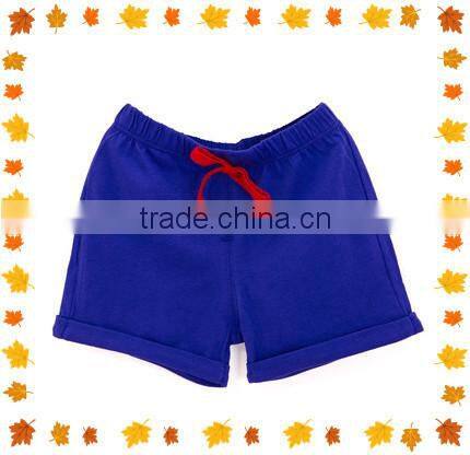 Soft ski-friendly 100% cotton plain kids shorts for promotion