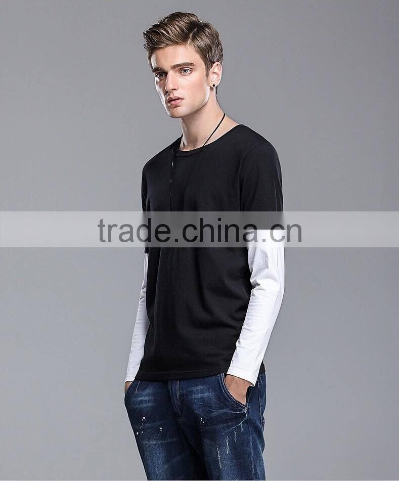 wholesale short and long sleeve o-neck t-shirt for men