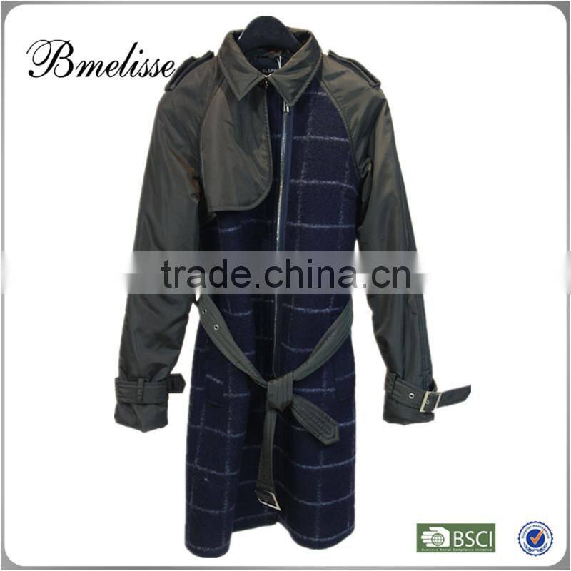 2014-2015 new design woman woolen trench