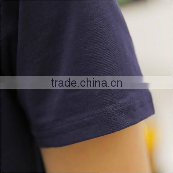 Black Wholesale Man Clothing T-shirt Clothes With OEM/ODM Custom Fabric Color