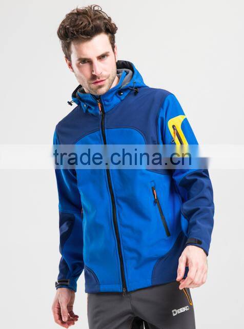 Instocked oem Softshell fleece jacket windbreaker outdoor nice design hiking jacket fishing jacket