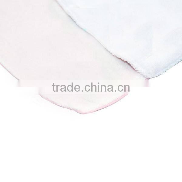 China wholesale baby girls bandana drool bib with snap