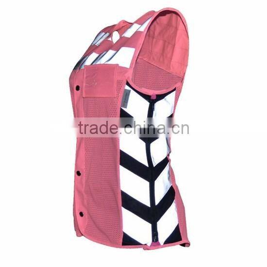 High quality roadway protective high visability hi vis motorcycle vest
