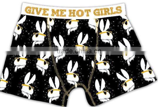 men's underwear with Sublimation printing