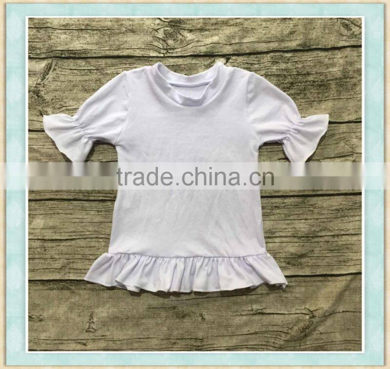 clothing baby clothes boutique latest jeans tops girls pure white short sleeve clothes
