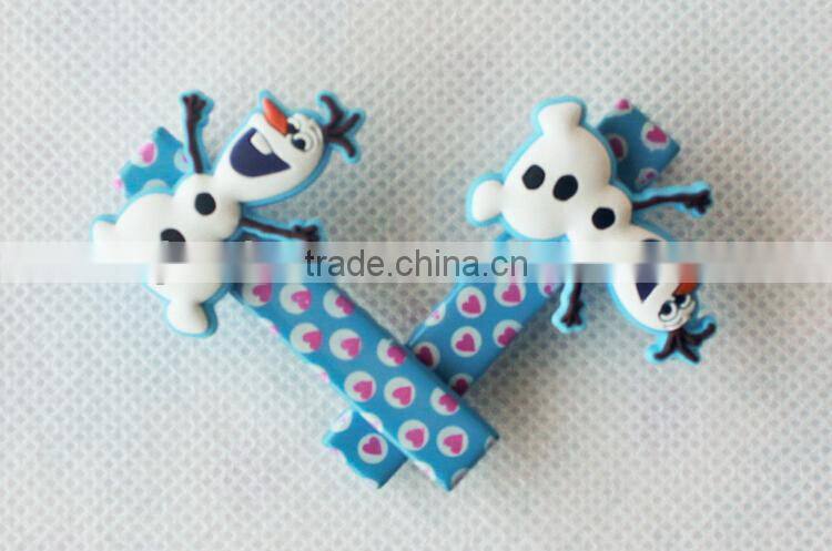 frozen cartoon characters decorative wide hairgrips for girls