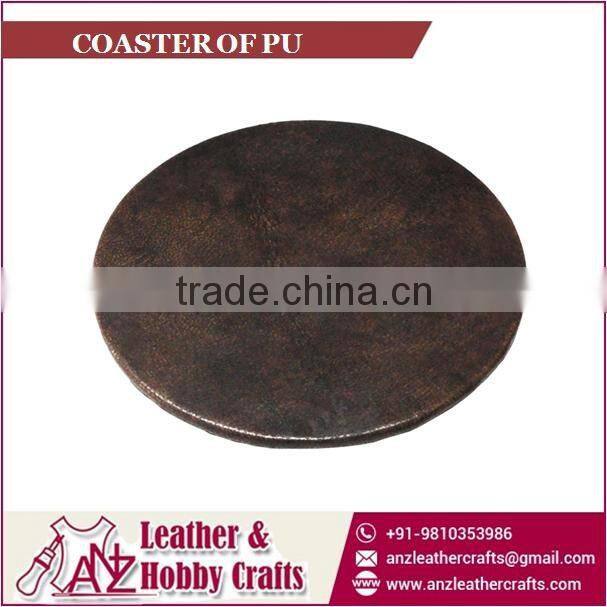 New HOT Brand A Grade Coaster Of Pu at Very Low Rate
