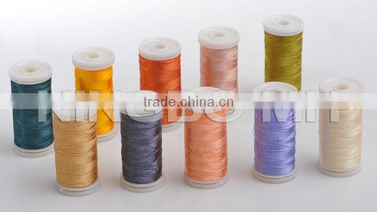 Continuous filament 120d/2 polyester hand embroidery thread