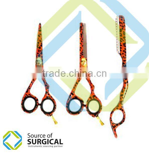 Professional new dragon handle design thinning barber razor scissors