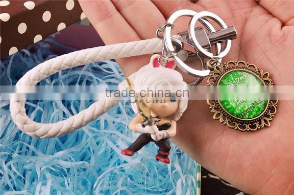 (Top Sell)Hot game League of Legends key chain,LOL figure keychain,PVC figure keychain