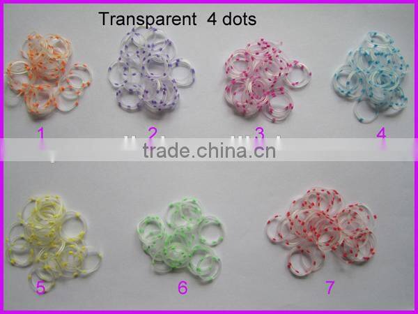 European top selling DIY loom bands high quality non toxic colorful cheap loom rubber bands