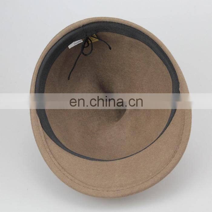 2017 Hot Selling Cheap 100% Wool Fedora Cycling Funny Cap And Hat