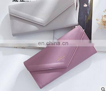 Fashion Envelope Women Wallet Multifunction Zipper Purse Phone Passport Cover Ladies Thin Wallet Coin Card Holder Purses Clutch