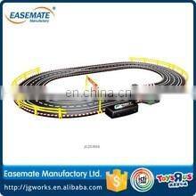 Hot sale railcar series plastic track toys car with hand generator