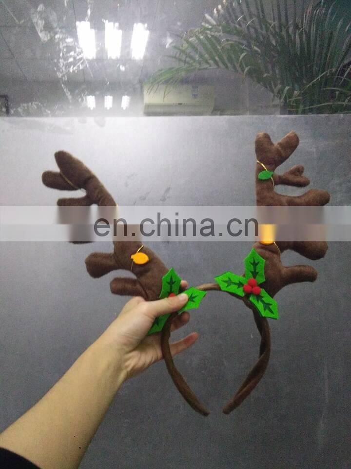 Christmas Holiday Party Decoration Christmas Deer Reindeer Antlers Headband